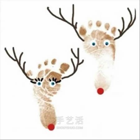 廢報(bào)紙利用小制作 做可愛的圣誕老人賀卡教程 -  www.rpnrmr.com