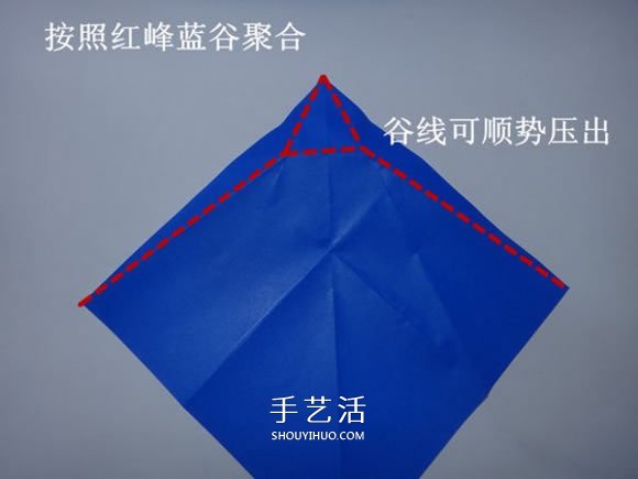 企鵝母子的折法圖解 一張紙折兩只企鵝步驟 -  www.rpnrmr.com