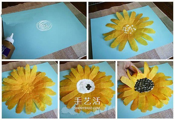 新年賀卡現(xiàn)在就準(zhǔn)備 漂亮的向日葵賀卡DIY -  www.rpnrmr.com