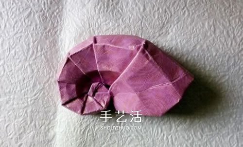 看著有點(diǎn)像羊角！手工蝸牛殼折紙方法圖解 -  www.rpnrmr.com