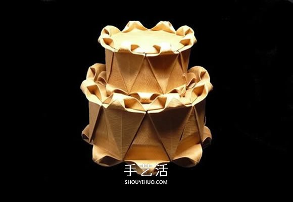 生日快到了？漂亮的雙層生日蛋糕折紙送給你 -  www.rpnrmr.com