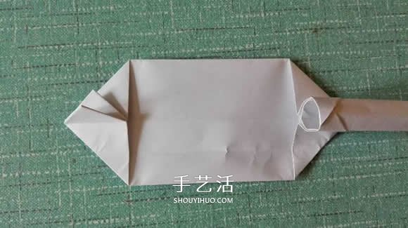 簡(jiǎn)單現(xiàn)代兵器折紙教程 可愛(ài)小坦克的折法圖解 -  www.rpnrmr.com