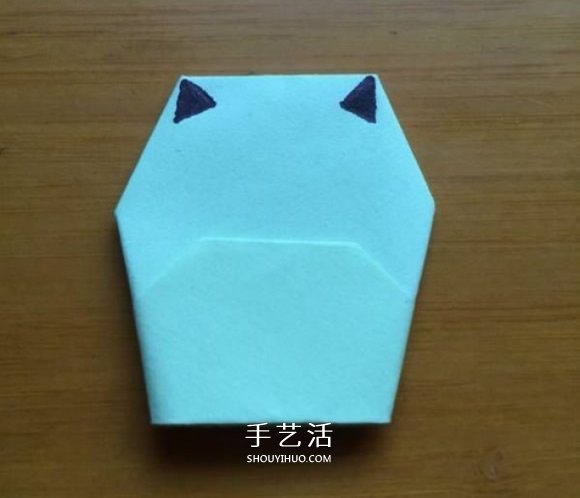 簡單的小動物手偶折紙 做出可愛的貓咪手偶 -  www.rpnrmr.com