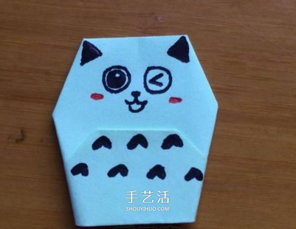 簡單的小動物手偶折紙 做出可愛的貓咪手偶 -  www.rpnrmr.com