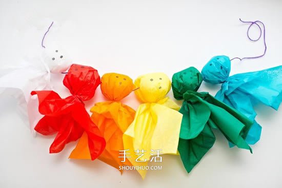 萬圣節(jié)漂亮裝飾DIY 利用彩紙制作可愛幽靈娃娃 -  www.rpnrmr.com
