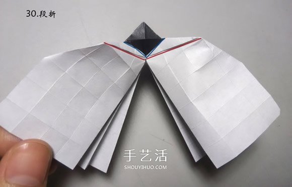 折紙蝴蝶的詳細步驟圖 手工菜粉蝶的折法圖解 -  www.rpnrmr.com