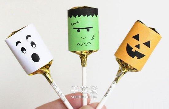 萬圣節(jié)糖果包裝DIY 簡單做成可愛的怪物風格 -  www.rpnrmr.com