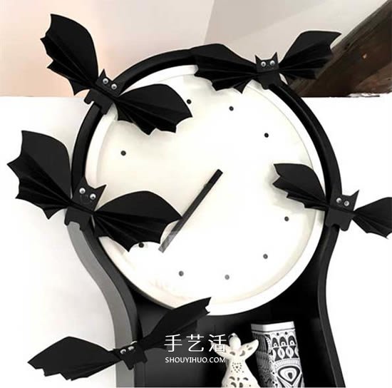 卡紙做小蝙蝠的教程 萬圣節(jié)簡單蝙蝠裝飾DIY -  www.rpnrmr.com