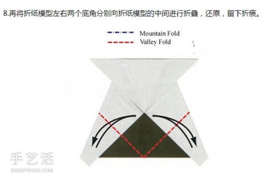 手工熊貓臉的折紙方法 怎么折疊熊貓頭教程 -  www.rpnrmr.com