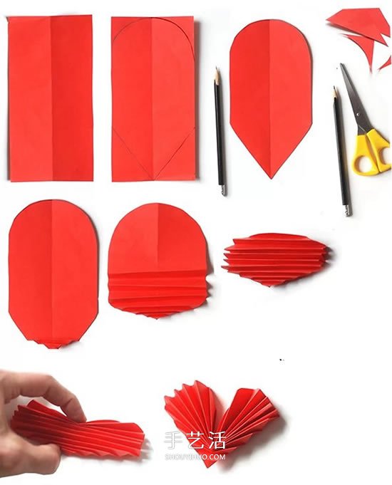 創(chuàng)意愛心卡片手工制作 情人節(jié)或母親節(jié)都合用 -  www.rpnrmr.com