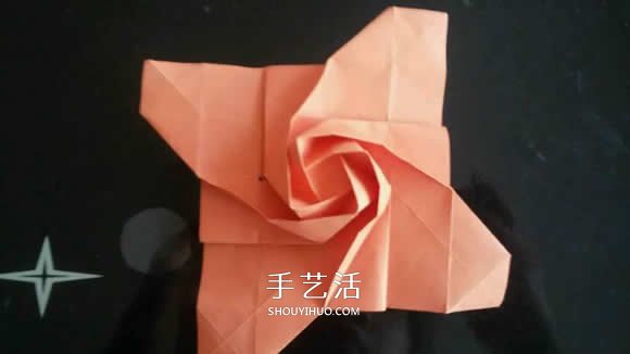玫瑰紙盒的折法圖解 情人節(jié)玫瑰禮品盒折紙 -  www.rpnrmr.com