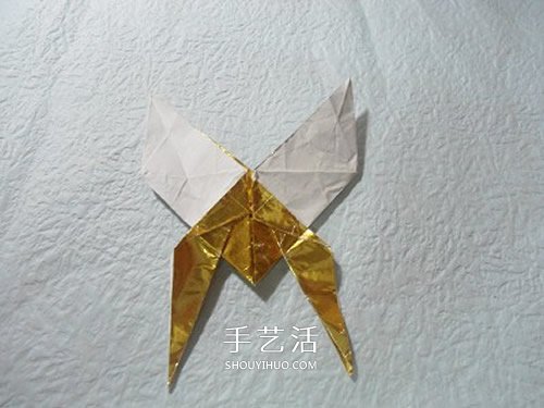 HTQ蝴蝶基本型的折紙方法 木有整形的步驟！ -  www.rpnrmr.com