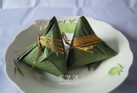 端午節(jié)手工制作 折紙粽子的折法詳細(xì)步驟圖 -  www.rpnrmr.com
