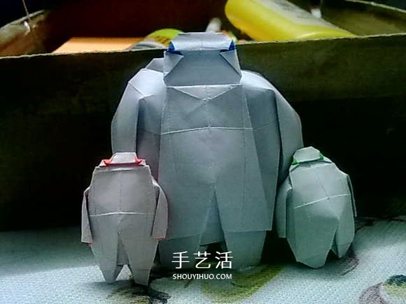 萌神折紙教程 可愛立體大白的折法圖解步驟 -  www.rpnrmr.com