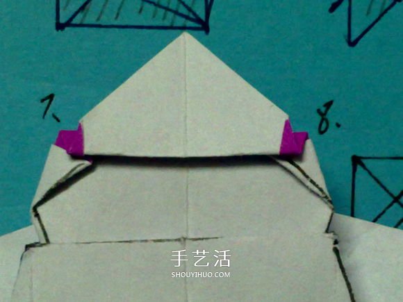 萌神折紙教程 可愛立體大白的折法圖解步驟 -  www.rpnrmr.com