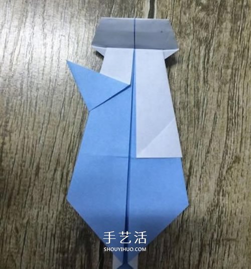 折紙站立大熊貓的圖解教程 可愛的卡通形象 -  www.rpnrmr.com