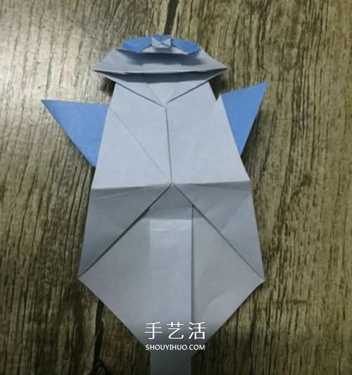 折紙站立大熊貓的圖解教程 可愛的卡通形象 -  www.rpnrmr.com