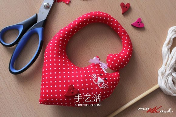 情侶貓咪公仔的制作方法 浪漫布藝情人節(jié)禮物 -  www.rpnrmr.com