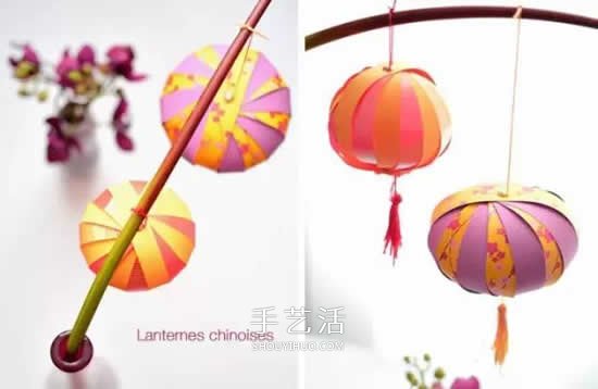 用卡紙做燈籠的方法圖片 可愛漂亮的小南瓜 -  www.rpnrmr.com