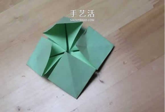 旋轉(zhuǎn)紙陀螺怎么折圖解 簡單花型陀螺折紙教程 -  www.rpnrmr.com