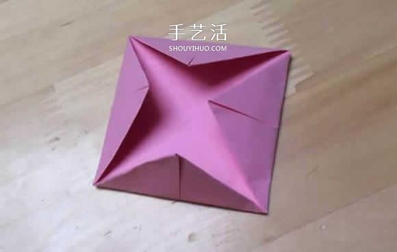 旋轉(zhuǎn)紙陀螺怎么折圖解 簡單花型陀螺折紙教程 -  www.rpnrmr.com