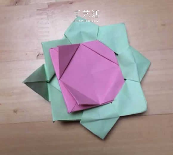 旋轉(zhuǎn)紙陀螺怎么折圖解 簡單花型陀螺折紙教程 -  www.rpnrmr.com