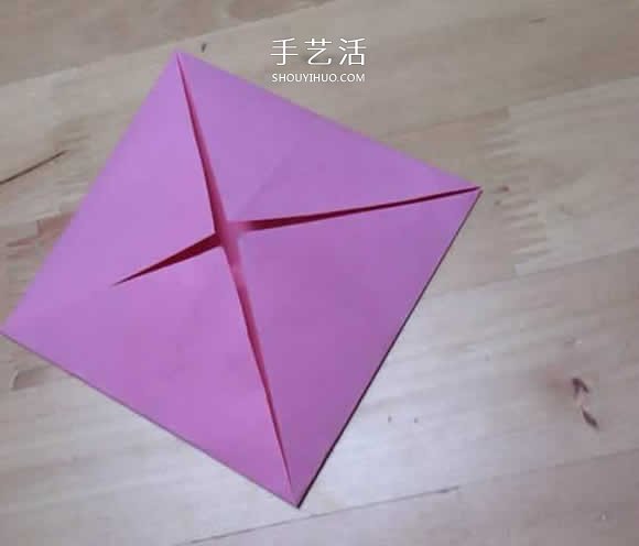 旋轉(zhuǎn)紙陀螺怎么折圖解 簡單花型陀螺折紙教程 -  www.rpnrmr.com
