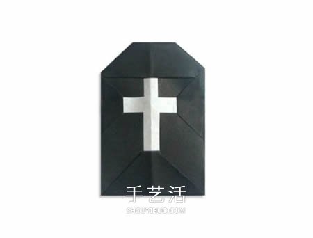 清明節(jié)簡單折紙墓碑 兒童折墳?zāi)沟恼鄯▓D解 -  www.rpnrmr.com