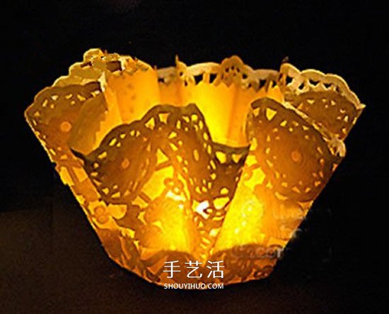 簡(jiǎn)單做情人節(jié)浪漫燈飾 蛋糕紙燈飾的制作方法 -  www.rpnrmr.com