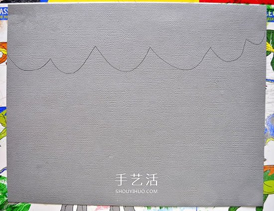 教師節(jié)創(chuàng)意賀卡：漂亮愛(ài)心雨賀卡手工制作 -  www.rpnrmr.com
