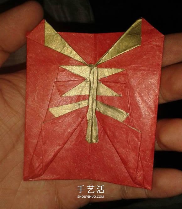 羊年紅包的折法圖解 折出一個(gè)帶“羊”字的紅包 -  www.rpnrmr.com