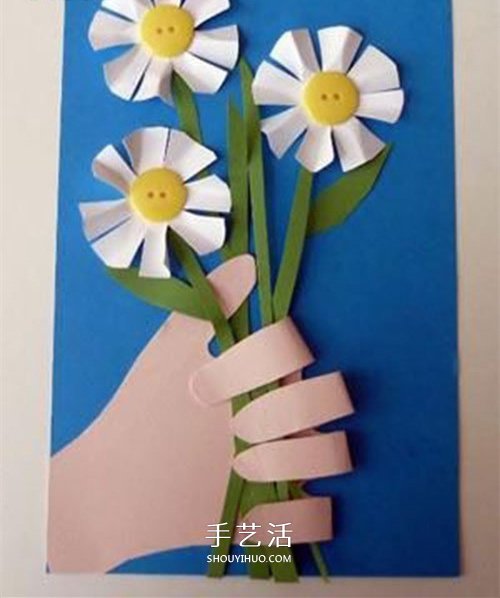 我把花兒送給您！漂亮教師節(jié)花朵賀卡的做法 -  www.rpnrmr.com