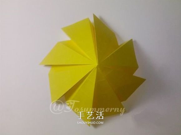 冬日里的暖陽！手工折紙立體太陽的折法圖解 -  www.rpnrmr.com