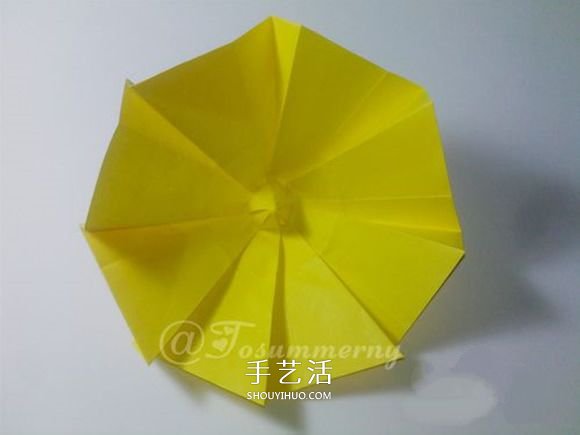 冬日里的暖陽！手工折紙立體太陽的折法圖解 -  www.rpnrmr.com