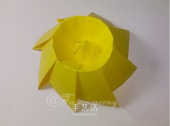 冬日里的暖陽！手工折紙立體太陽的折法圖解 -  www.rpnrmr.com