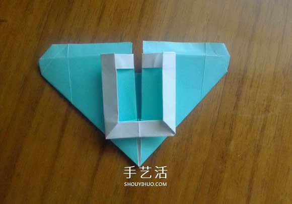 LOVE U字母心的折法 情人節(jié)表白愛心折紙圖解 -  www.rpnrmr.com