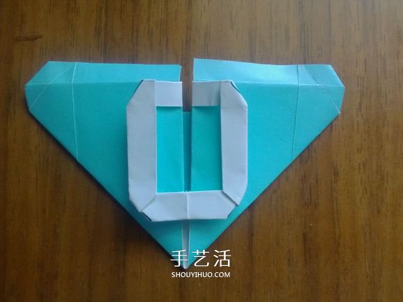 LOVE U字母心的折法 情人節(jié)表白愛心折紙圖解 -  www.rpnrmr.com