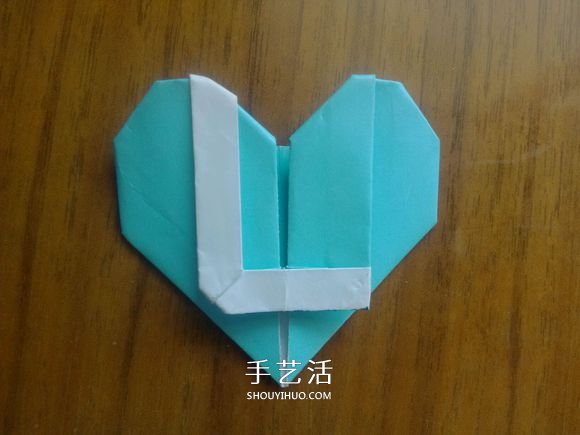LOVE U字母心的折法 情人節(jié)表白愛心折紙圖解 -  www.rpnrmr.com