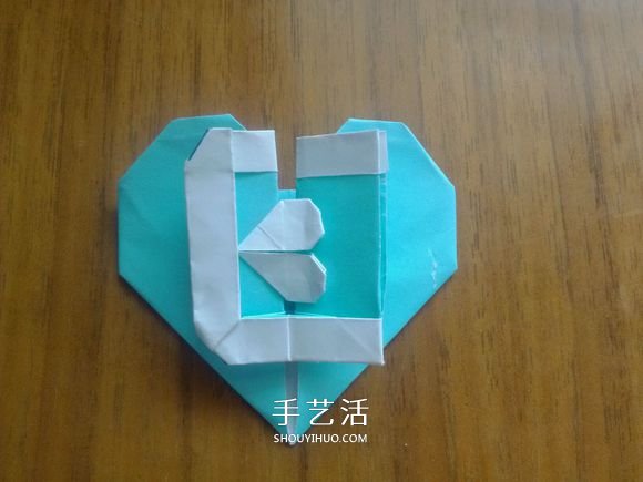LOVE U字母心的折法 情人節(jié)表白愛心折紙圖解 -  www.rpnrmr.com