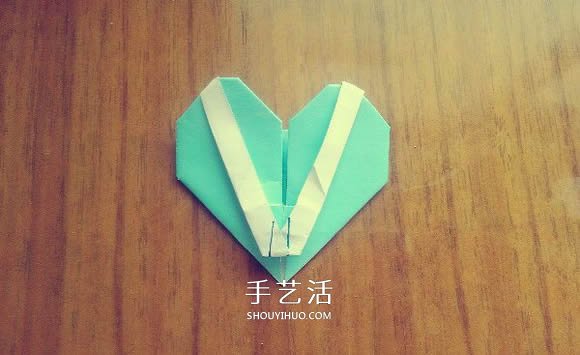 LOVE U字母心的折法 情人節(jié)表白愛心折紙圖解 -  www.rpnrmr.com