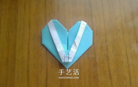 LOVE U字母心的折法 情人節(jié)表白愛心折紙圖解 -  www.rpnrmr.com