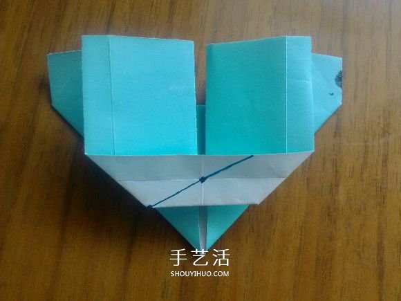 LOVE U字母心的折法 情人節(jié)表白愛心折紙圖解 -  www.rpnrmr.com