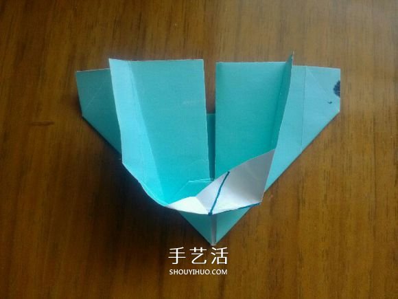 LOVE U字母心的折法 情人節(jié)表白愛心折紙圖解 -  www.rpnrmr.com