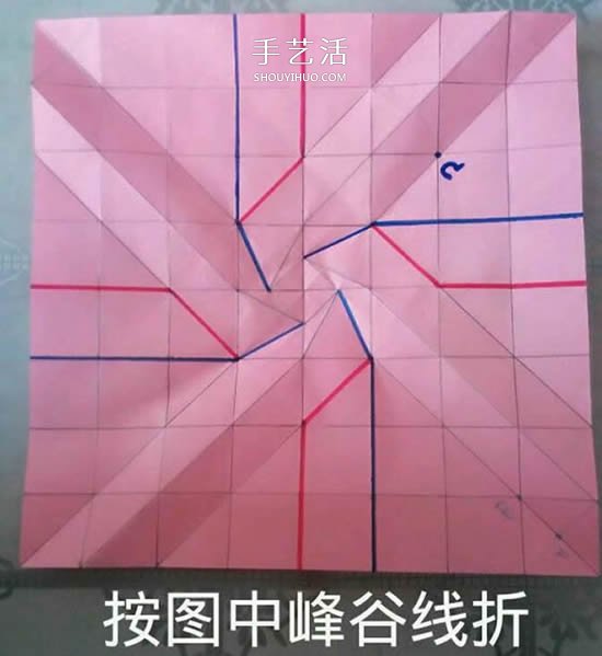 情人節(jié)禮品盒折紙圖解 好看韓式玫瑰禮盒的折法 -  www.rpnrmr.com