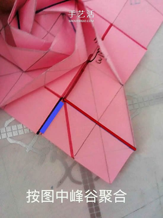 情人節(jié)禮品盒折紙圖解 好看韓式玫瑰禮盒的折法 -  www.rpnrmr.com