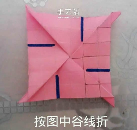 情人節(jié)禮品盒折紙圖解 好看韓式玫瑰禮盒的折法 -  www.rpnrmr.com