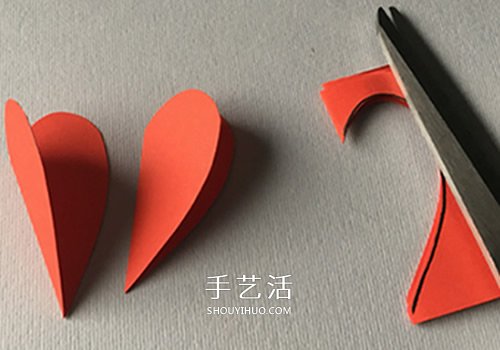 情人節(jié)立體花朵賀卡DIY 自制母親節(jié)愛(ài)心花賀卡 -  www.rpnrmr.com