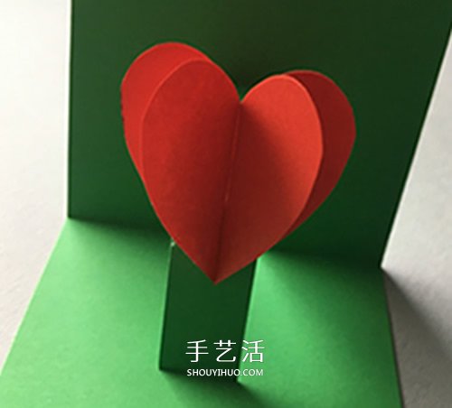 情人節(jié)立體花朵賀卡DIY 自制母親節(jié)愛(ài)心花賀卡 -  www.rpnrmr.com