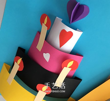 超好看的生日賀卡DIY 立體生日蛋糕賀卡做法 -  www.rpnrmr.com