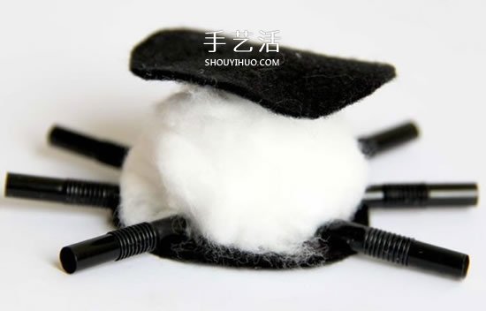 手工蜘蛛怎么做圖解 吸管手工制作萬圣節(jié)蜘蛛 -  www.rpnrmr.com